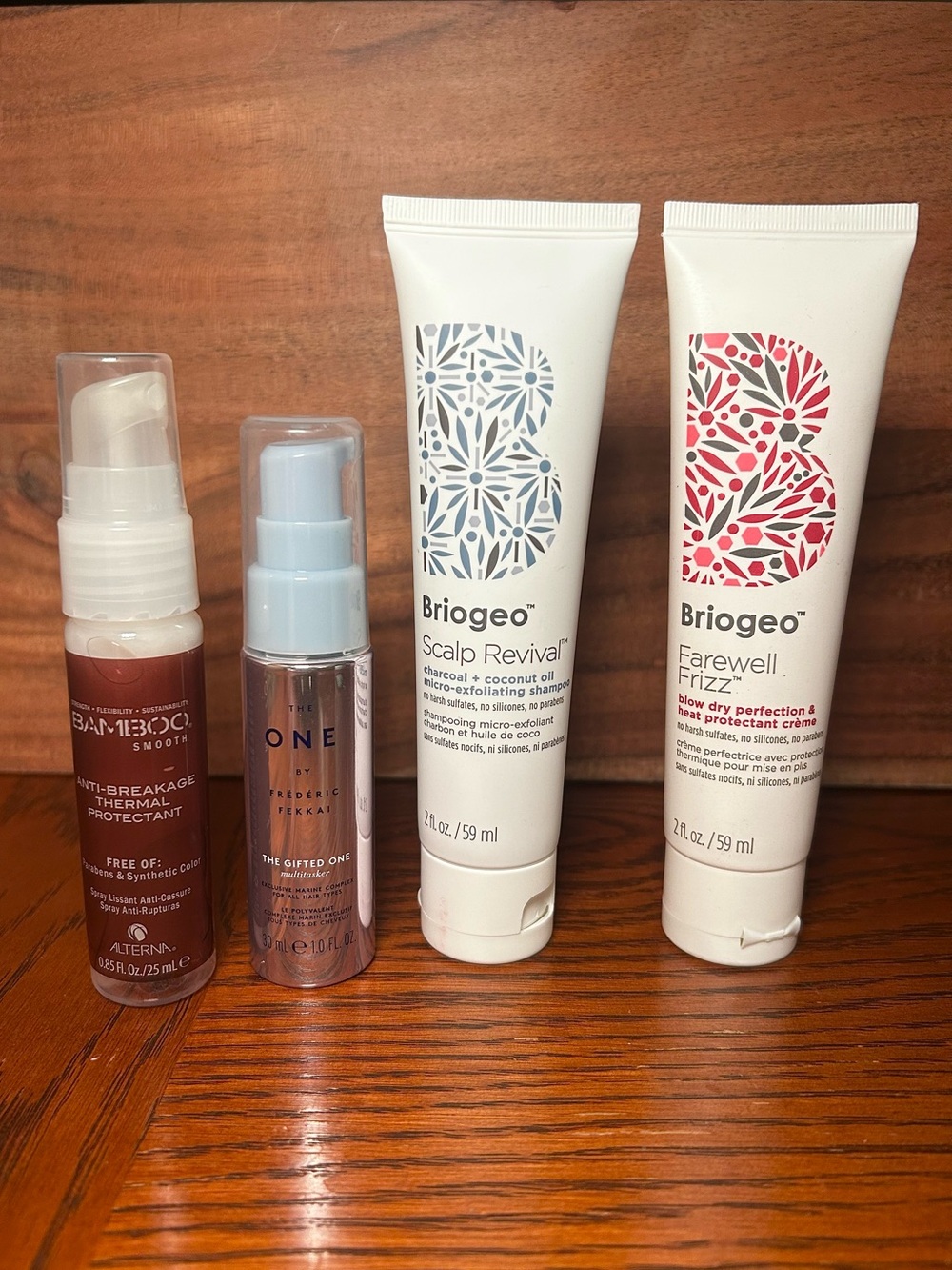 Premium Travel-Size Hair Care Bundle 
Briogeo, Fekkai, Bamboo Smooth